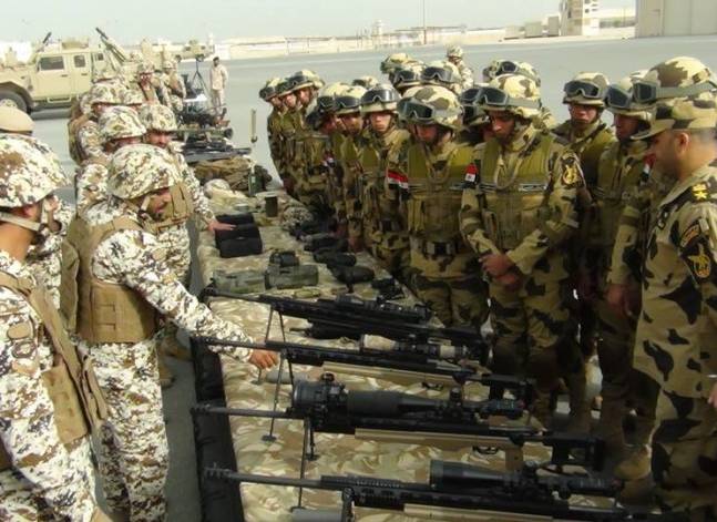مصر والبحرين تنفذان تدريبا عسكريا مشتركا