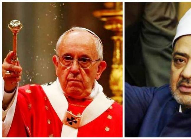 لقاء شيخ الأزهر وبابا الفاتيكان بروما..قمة التقارب لإنهاء خلاف الخمس سنوات