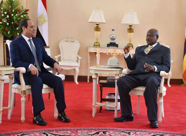 السيسي ورئيس أوغندا يتفقان على تفعيل عمل اللجنة المشتركة وتعزيز التعاون