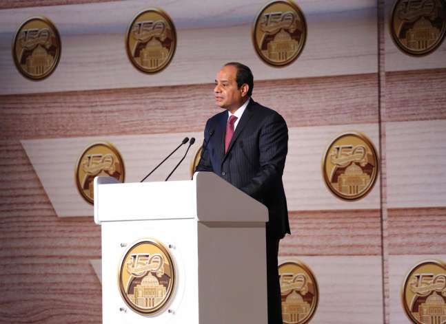 السيسي: الحياة النيابية في مصر تعكس روح الحياة الحزبية بها