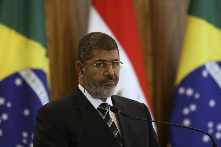 مرسي في لقاء الجالية المصرية بالبرازيل: القاضي حكم في قضية 