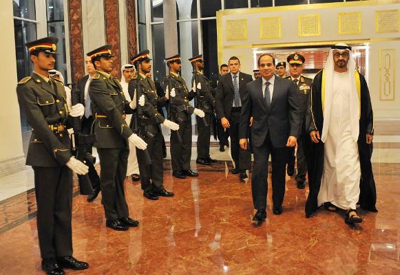 السيسي: مصر والإمارات متفقتان على أن ظاهرة الإرهاب تهدد الأوطان وسمعة الإسلام