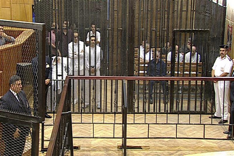 محكمة جنايات القاهرة تعقد آخر جلسات محاكمة مبارك