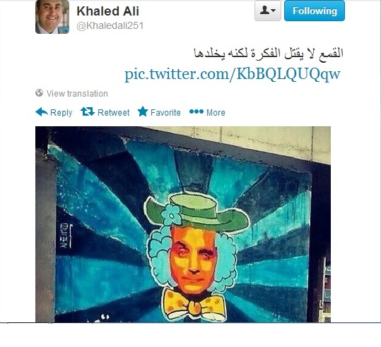 خالد علي تعليقا على وقف برنامج باسم يوسف: 