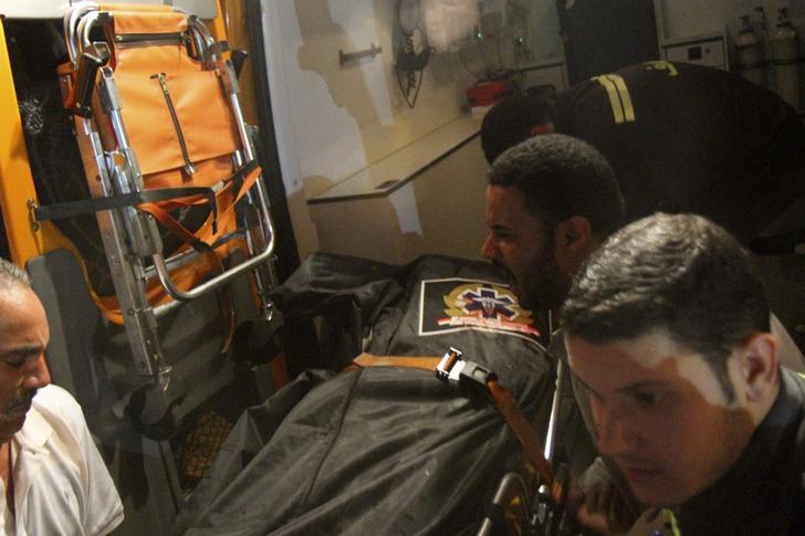عاجل -وزارة الصحة: إصابة شخصين فى انفجار قنبلة بدائية بالجيزة