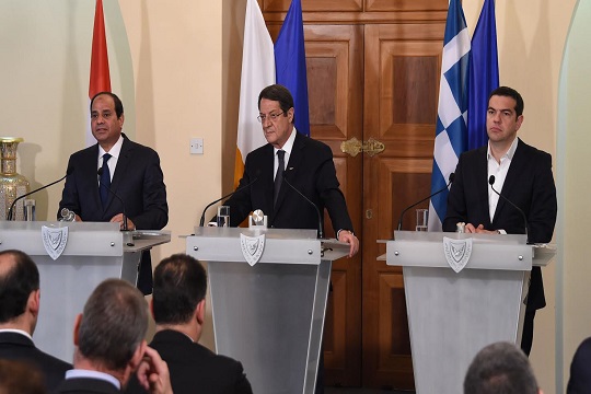 اليونان تسعى إلى ترسيم حدود منطقتها الاقتصادية الخالصة مع مصر وقبرص