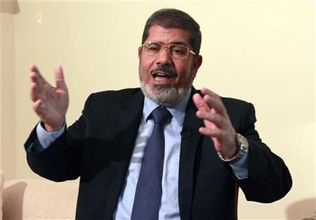  الحرية والعدالة: محمد مرسي أول رئيس مصري منتخب