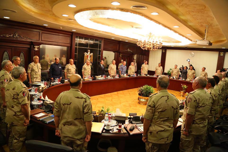 المجلس الأعلى للقوات المسلحة يقرر تكثيف الحملات الأمنية لضبط عناصر الإرهاب