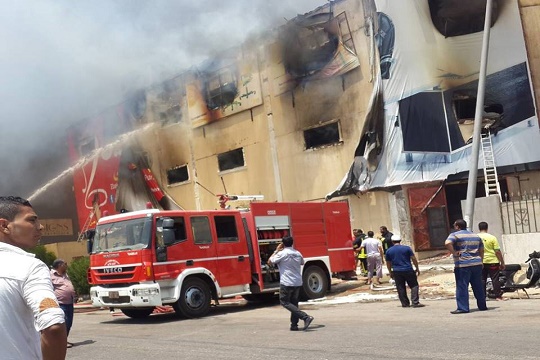 مقتل 5 عمال وإصابة 7 أشخاص إثر انفجار غلاية بمصنع نشا بشبرا الخيمة