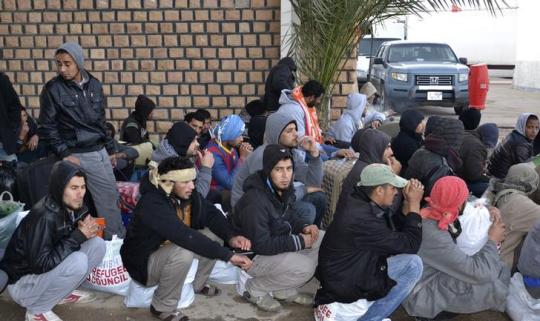 عودة 311 مصريا من ليبيا اليوم على متن طائرة من مطار جربا التونسي