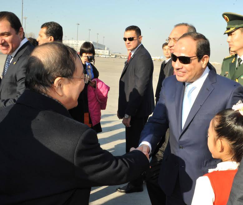 السيسي خلال زيارته لبكين: مصر حريصة على جذب الاستثمارات الصينية في مشروعات البنية الأساسية 