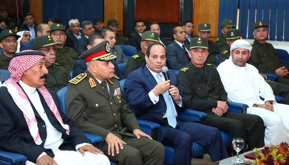 السيسي: مشروعات تنمية سيناء تساهم في مكافحة الإرهاب