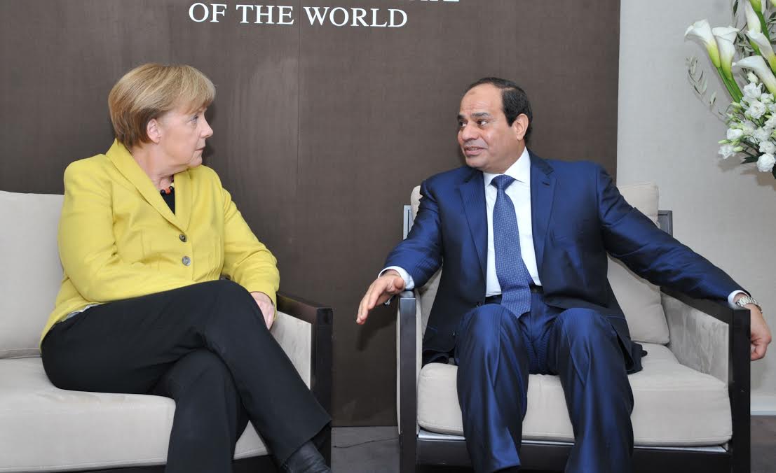 ميركل: تعاون واسع مرتقب مع مصر.. والسيسي: نعمل على تقنين أوضاع المؤسسات الألمانية لدينا