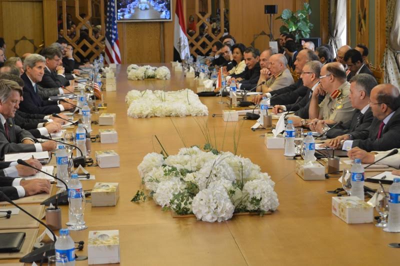 كيري: العلاقات الاستراتيجية بين مصر وأمريكا 
