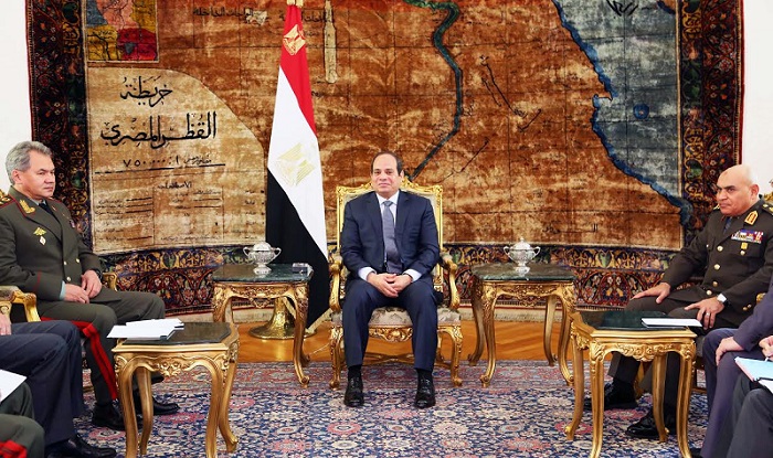 السيسي يؤكد حرص مصر على تعزيز التعاون مع روسيا 