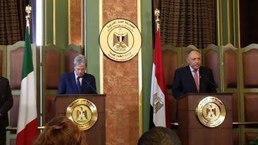 وزير الخارجية الإيطالي لشكري: محاولات الوقيعة بين مصر وإيطاليا 